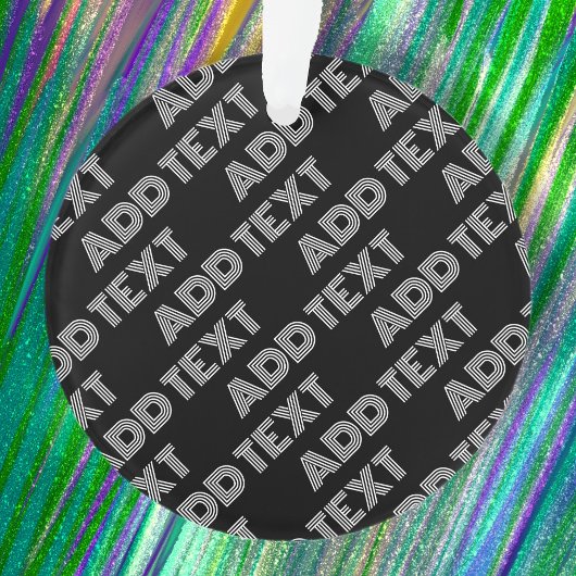 Fett Retro-Modernes Name oder Word-Muster Ornament