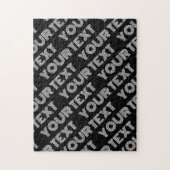 Fett Retro-Modernes Name oder Word-Muster Puzzle (Vertikal)