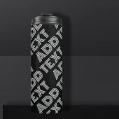 Fett Retro-Modernes Name oder Word-Muster Thermosbecher