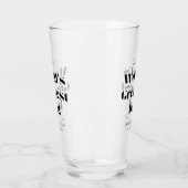 Fett Retro Weltweit Bester Papa Glas (Links)