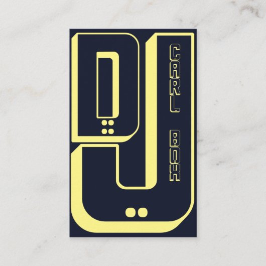 Fett-Riesenschild Visitenkarte (Vorderseite)