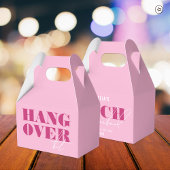 Fett rosa Bachelorette Weekend Hangover Kit Geschenkschachtel
