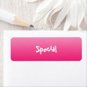 Fett rosa Gradient Design (Insitu)