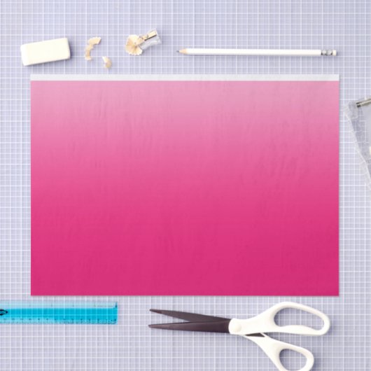 Fett rosa Gradient Design Seidenpapier (Handwerk)