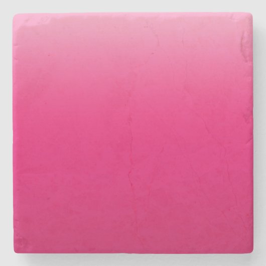 Fett rosa Gradient Design Steinuntersetzer (Vorderseite)