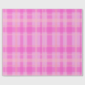 Fett rosa Kariertes Schleifpapier Geschenkpapier (Flach)