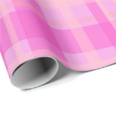 Fett rosa Kariertes Schleifpapier Geschenkpapier (Rolleneckpunkt)