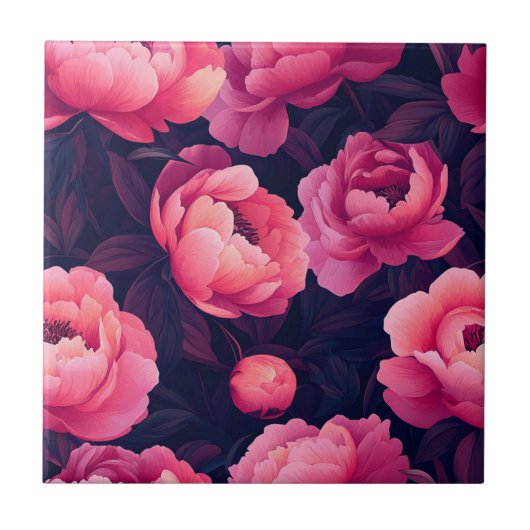 Fett rosa Keramik zum Kochen Fliese (Vorderseite)