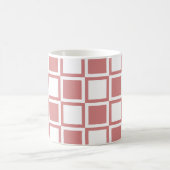 Fett rosa Mod Quadrate Kaffeetasse (Mittel)