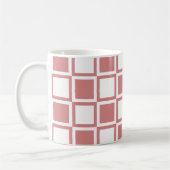 Fett rosa Mod Quadrate Kaffeetasse (Links)