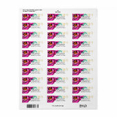 Fett rosa Modernes Brautparty (Vorne)