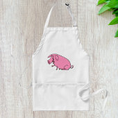 Fett rosa Pig Schürze