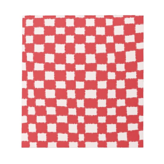 Fett rosa Prüfmuster Notizblock (Vorderseite)