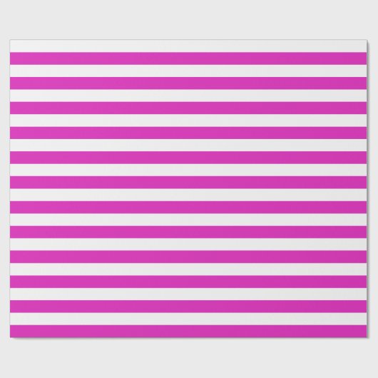 Fett rosa Streifen auf der benutzerdefinierten Far Geschenkpapier (Flach)