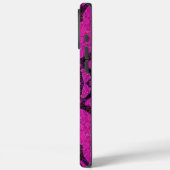 Fett rosa und Lila geometrisches Muster Case-Mate iPhone Hülle (Rückseite / Links)