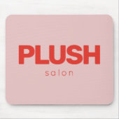 Fett rosa und rote moderne Unternehmen Personalisi Mousepad (Vorne)