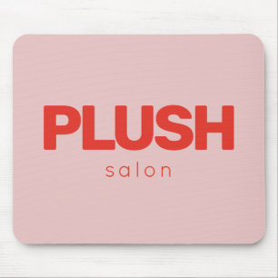 Fett rosa und rote moderne Unternehmen Personalisi Mousepad