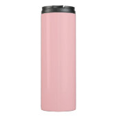 Fett rosa und schwarze Tumbler mit Namen Thermosbecher (Rückseite)
