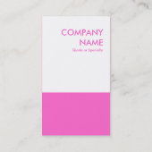 fett rosa visitenkarte (Rückseite)