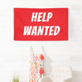 Fett Rot JETZT HIRING Banner - Anpassbares Geschäf (Insitu)
