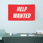 Fett Rot JETZT HIRING Banner - Anpassbares Geschäf (Messeveranstaltung)