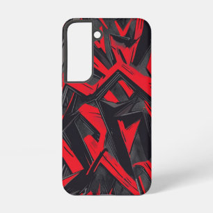Fett rot und schwarz samsung galaxy hülle