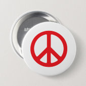 Fett rote Friedenstasten - auffallendes Symbol Button (Vorne & Hinten)