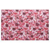 Fett Rote Rose floral Stoff (Fat Quarter (45,7 x 55,9 cm))