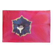 Fett Rote Tulip Blume Makro Naturfotografie Kissenbezug (Rückseite)