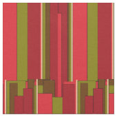 Fett rote und grüne Streifen Stoff (Nahaufnahme)