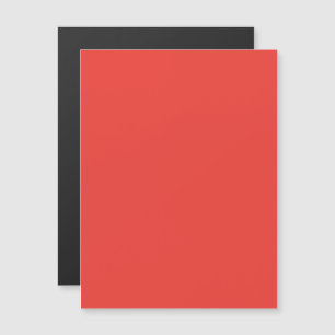 Fett roter Hintergrund Magnetkarte