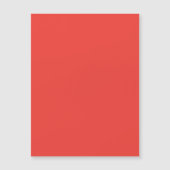 Fett roter Hintergrund Magnetkarte (Vorderseite)