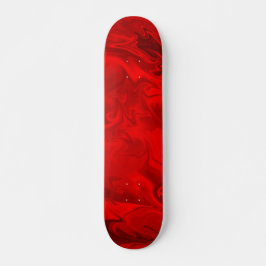Fett Roter Marmor Swirl Flame Skateboard