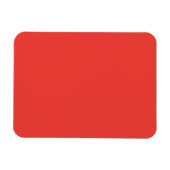 Fett roter Vollton-Hintergrund Magnet (Horizontal)