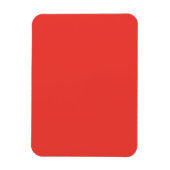 Fett roter Vollton-Hintergrund Magnet (Vertikal)