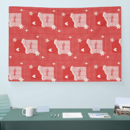 Fett rotes Herz Liebe Design - Perfekt für kundens Banner