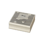 Fett rotes Herz Liebe Design - Perfekt für kundens Gummistempel (Stempel)