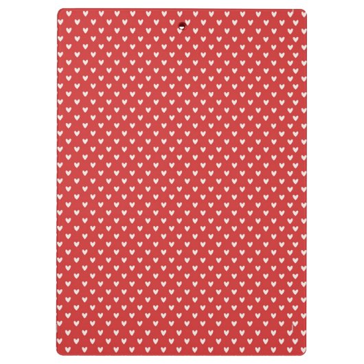 Fett rotes Herz Liebe Design - Perfekt für kundens Klemmbrett (Rückseite)