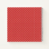 Fett rotes Herz Liebe Design - Perfekt für kundens Notizblock (Rückseite)