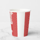 Fett rotes Herz Liebe Design - Perfekt für kundens Pappbecher (Links)