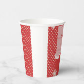 Fett rotes Herz Liebe Design - Perfekt für kundens Pappbecher (Rechts)