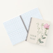 Fett Sans Serif Minimal Notizbuch Journal | botani (Innenseite)