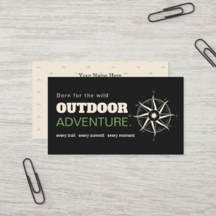 Fett Sans Serif	Minimale Visitenkarte   Outdoor
