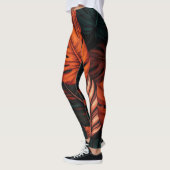 Fett & schön: Leggings aus tropischem Leaf (Links)
