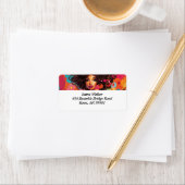 Fett, schön und Pop: Diva-ish Delights Label Adressaufkleber (Insitu)