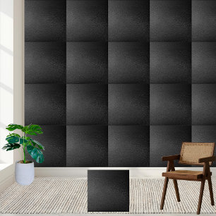 Fett schwarz Textured Stilvoll und dauerhaft Fliese