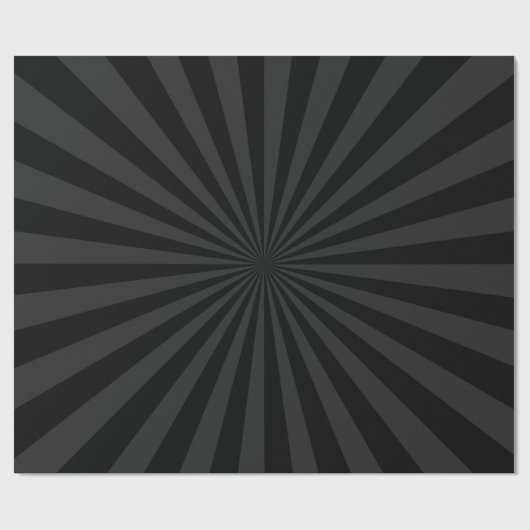 Fett Schwarz und Kohle Burst anpassen Geschenkpapier (Flach)