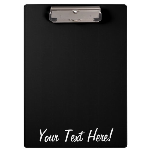 Fett Schwarz und Kohle Burst anpassen Klemmbrett (Vorderseite)