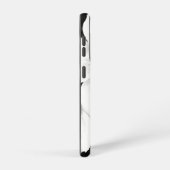 Fett schwarz und weiß samsung galaxy hülle (Rechte Seite)