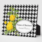 Fett Schwarz und WeißBusiness Fotoplatte (Seite)